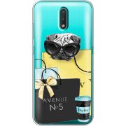 Прозрачный чехол BoxFace Nokia 2.3 Fashion Pug