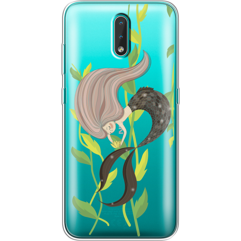 Прозрачный чехол BoxFace Nokia 2.3 Cute Mermaid