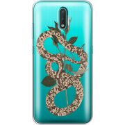 Прозрачный чехол BoxFace Nokia 2.3 Glamor Snake