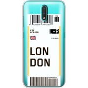 Прозрачный чехол BoxFace Nokia 2.3 Ticket London