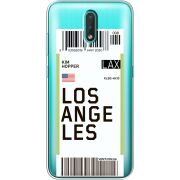 Прозрачный чехол BoxFace Nokia 2.3 Ticket Los Angeles