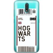 Прозрачный чехол BoxFace Nokia 2.3 Ticket Hogwarts