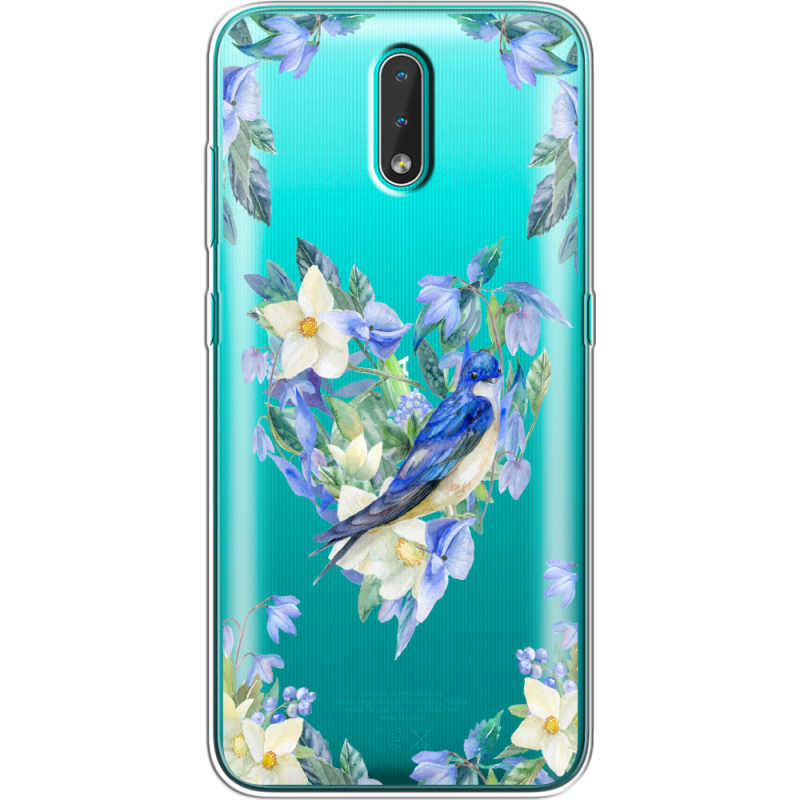 Прозрачный чехол BoxFace Nokia 2.3 Spring Bird