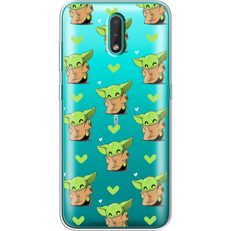 Прозрачный чехол BoxFace Nokia 2.3 Pattern Baby Yoda