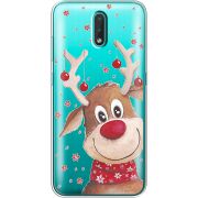 Прозрачный чехол BoxFace Nokia 2.3 Winter Deer