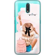 Прозрачный чехол BoxFace Nokia 2.3 Travel Girl