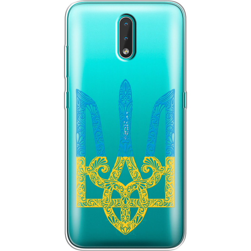 Прозрачный чехол BoxFace Nokia 2.3 Gold Trident