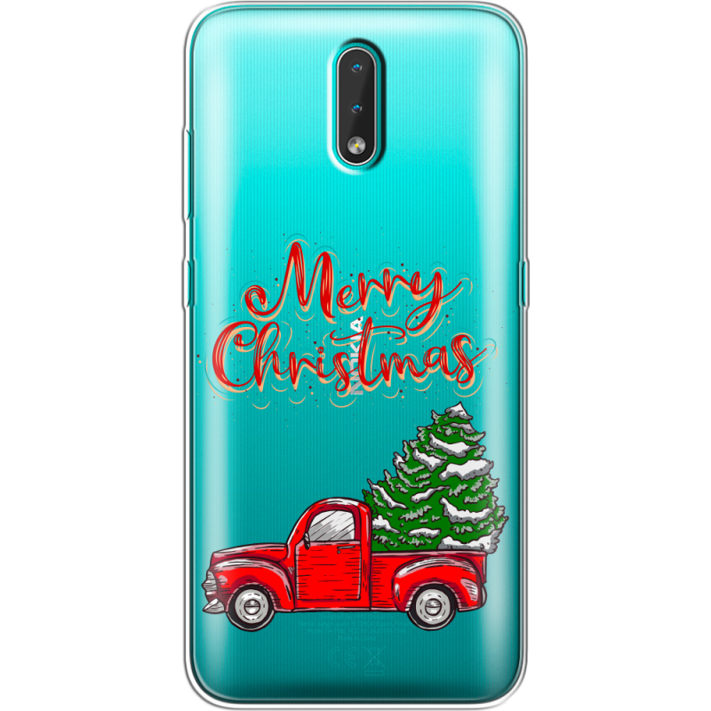 Прозрачный чехол BoxFace Nokia 2.3 Holiday Car