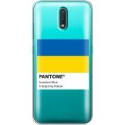 Прозрачный чехол BoxFace Nokia 2.3 Pantone вільний синій