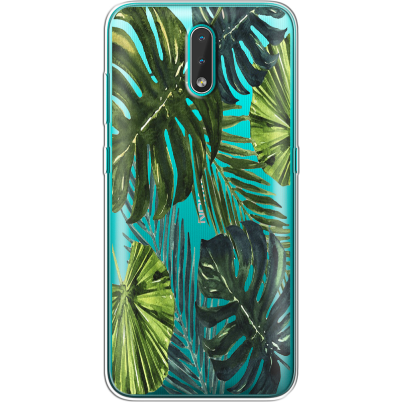 Прозрачный чехол BoxFace Nokia 2.3 Palm Tree