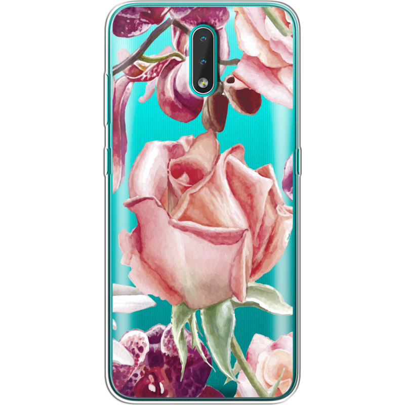 Прозрачный чехол BoxFace Nokia 2.3 Rose