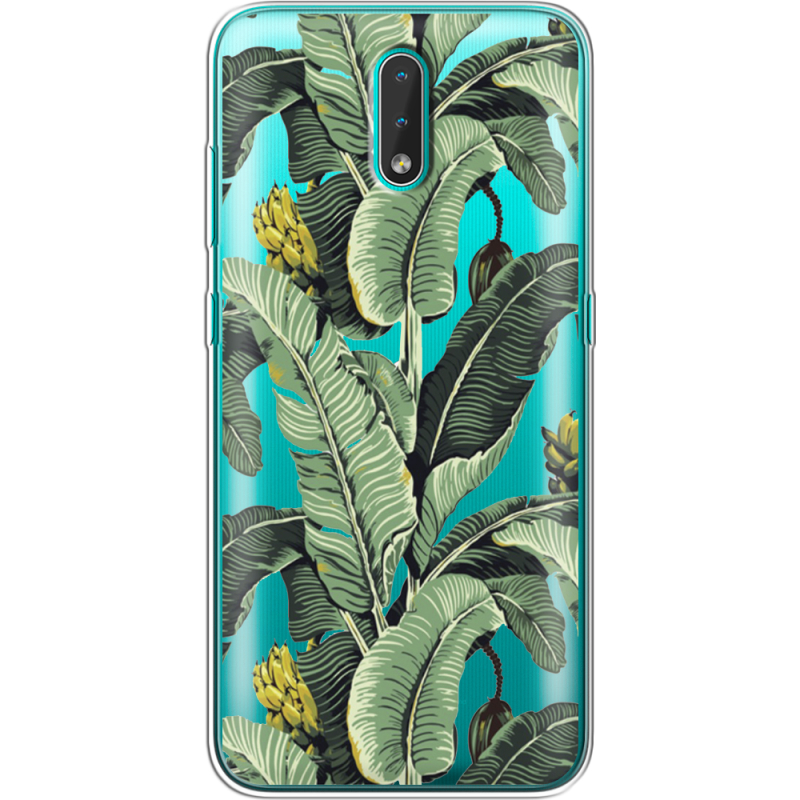 Прозрачный чехол BoxFace Nokia 2.3 Banana Leaves