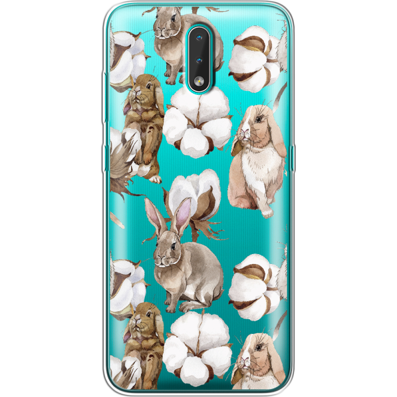 Прозрачный чехол BoxFace Nokia 2.3 Cotton and Rabbits