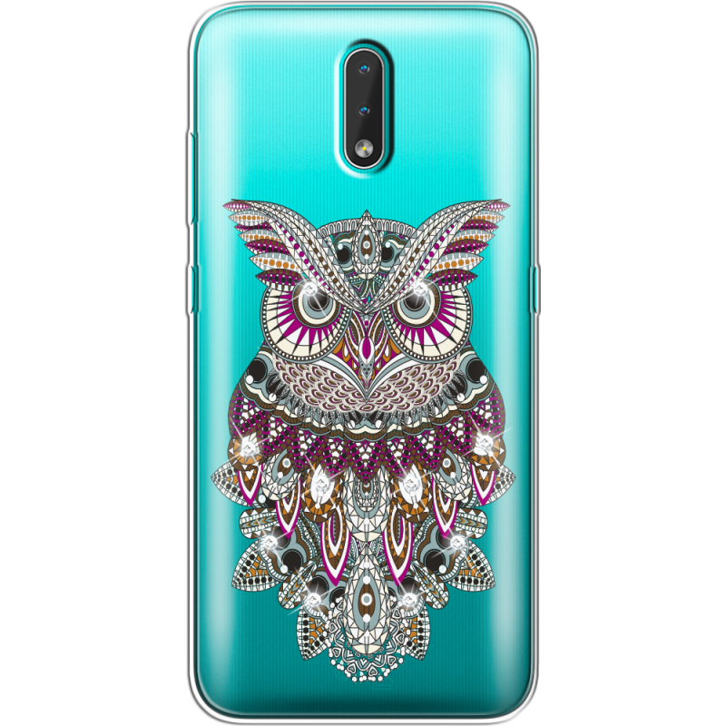 Чехол со стразами Nokia 2.3 Owl