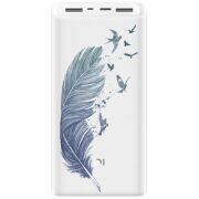 Xiaomi Mi Power Bank 3 20000mAh (PLM18ZM) Белый с рисунком 
