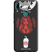 Черный чехол BoxFace Huawei P Smart Z RedWhite Coffee