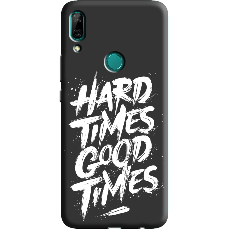 Черный чехол BoxFace Huawei P Smart Z Hard Times Good Times