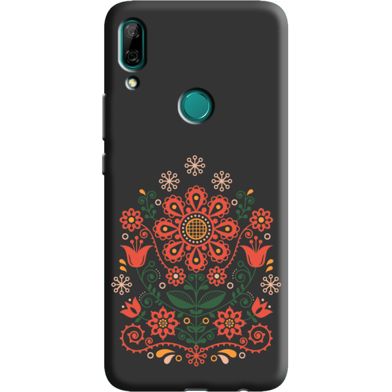 Черный чехол BoxFace Huawei P Smart Z Ukrainian Ornament