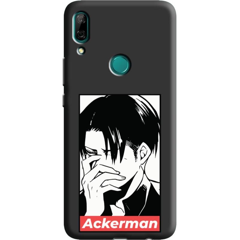 Черный чехол BoxFace Huawei P Smart Z Attack On Titan - Ackerman