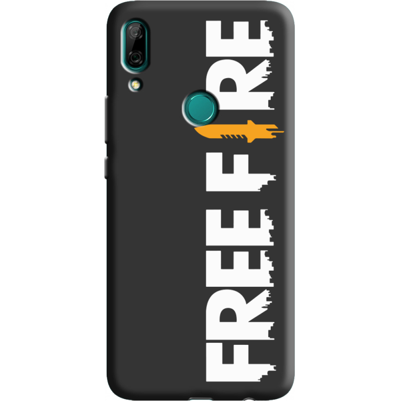 Черный чехол BoxFace Huawei P Smart Z Free Fire White Logo