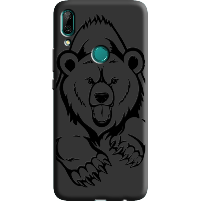 Черный чехол BoxFace Huawei P Smart Z Grizzly Bear