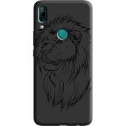 Черный чехол BoxFace Huawei P Smart Z Lion