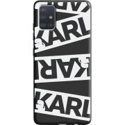 Черный чехол BoxFace Samsung A515 Galaxy A51 White Karl