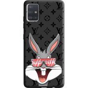 Черный чехол BoxFace Samsung A515 Galaxy A51 looney bunny