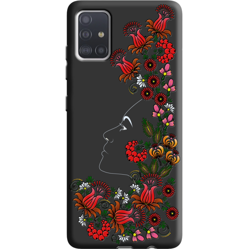 Черный чехол BoxFace Samsung A515 Galaxy A51 3D Ukrainian Muse