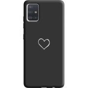 Черный чехол BoxFace Samsung A515 Galaxy A51 My Heart