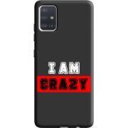 Черный чехол BoxFace Samsung A515 Galaxy A51 I'm Crazy