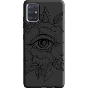 Черный чехол BoxFace Samsung A515 Galaxy A51 Eye