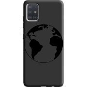 Черный чехол BoxFace Samsung A515 Galaxy A51 Earth