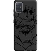 Черный чехол BoxFace Samsung A515 Galaxy A51 Bear King