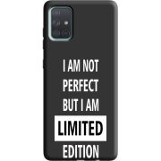 Черный чехол BoxFace Samsung A715 Galaxy A71 Limited Edition
