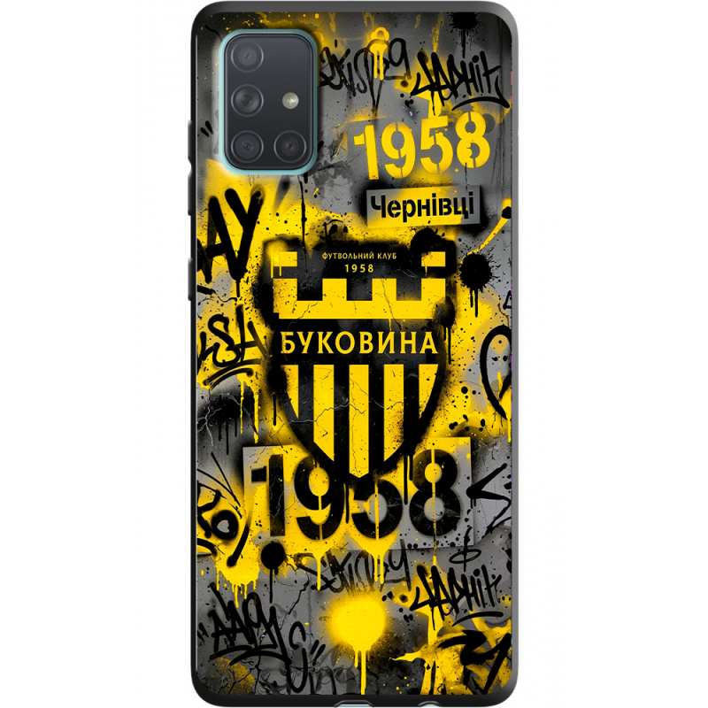 Черный чехол BoxFace Samsung A715 Galaxy A71 