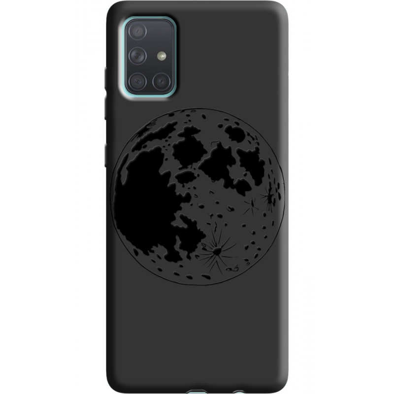 Черный чехол BoxFace Samsung A715 Galaxy A71 Planet