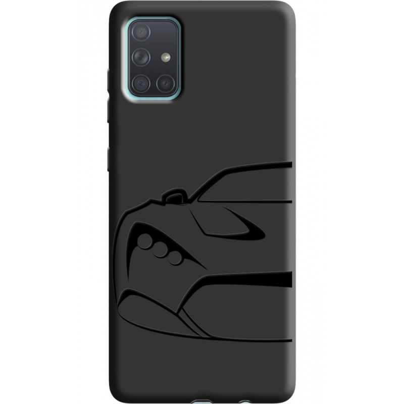 Черный чехол BoxFace Samsung A715 Galaxy A71 Sportcar