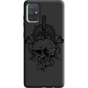 Черный чехол BoxFace Samsung A715 Galaxy A71 