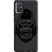 Черный чехол BoxFace Samsung A715 Galaxy A71 Gorilla