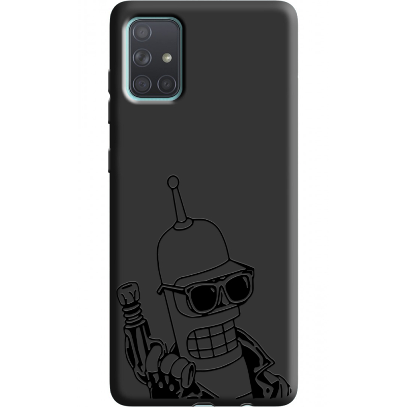 Черный чехол BoxFace Samsung A715 Galaxy A71 