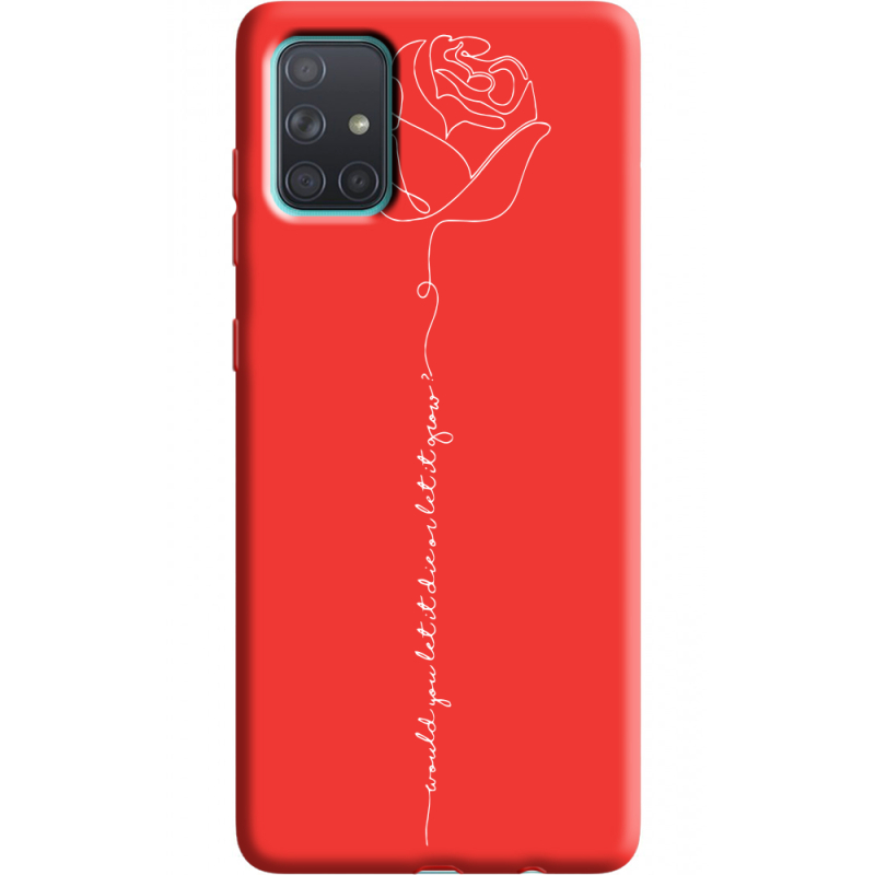 Красный чехол BoxFace Samsung A715 Galaxy A71 