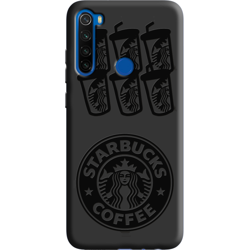 Черный чехол BoxFace Xiaomi Redmi Note 8T Black Coffee