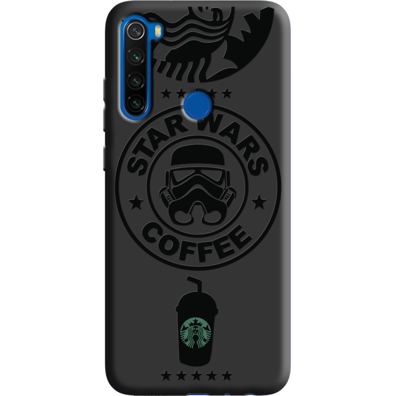 Черный чехол BoxFace Xiaomi Redmi Note 8T Dark Coffee