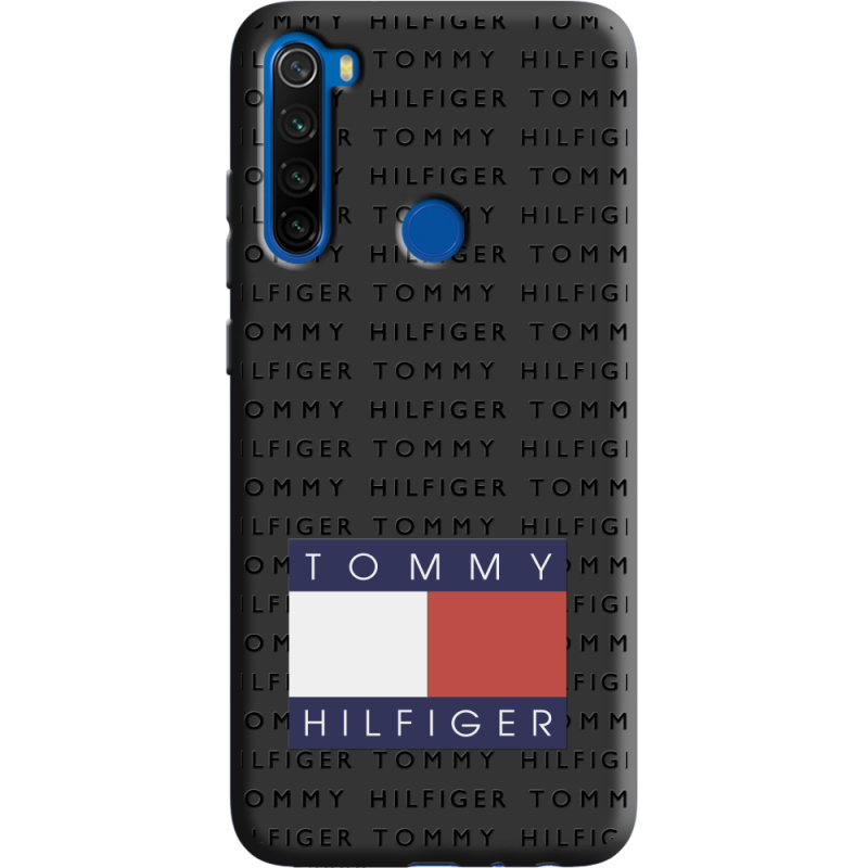 Черный чехол BoxFace Xiaomi Redmi Note 8T Tommy Print