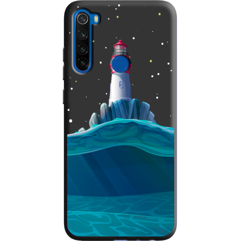 Черный чехол BoxFace Xiaomi Redmi Note 8T Lighthouse