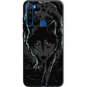 Черный чехол BoxFace Xiaomi Redmi Note 8T Wolf