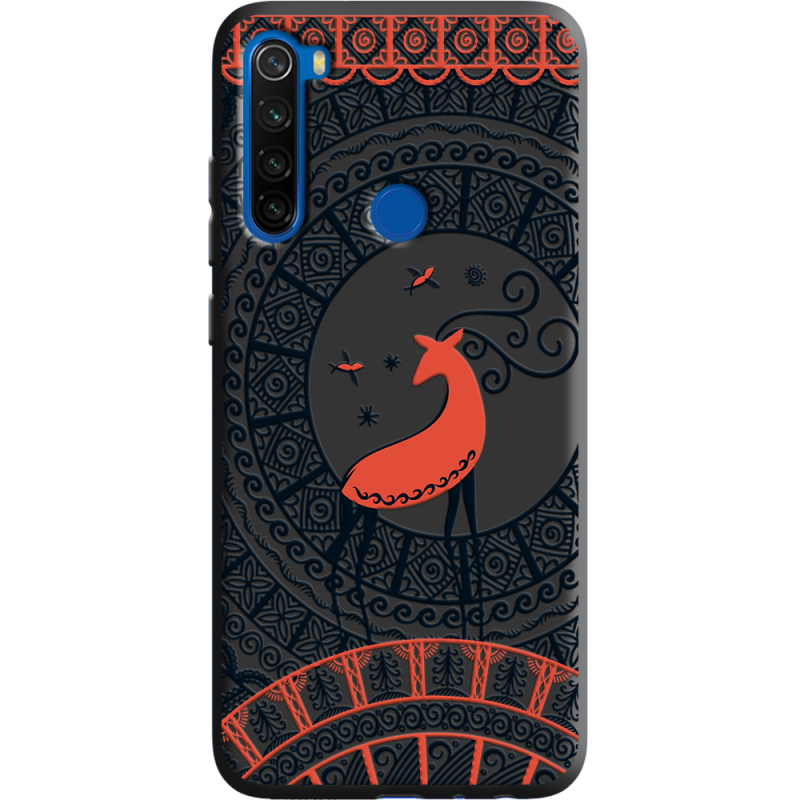 Черный чехол BoxFace Xiaomi Redmi Note 8T Ornament