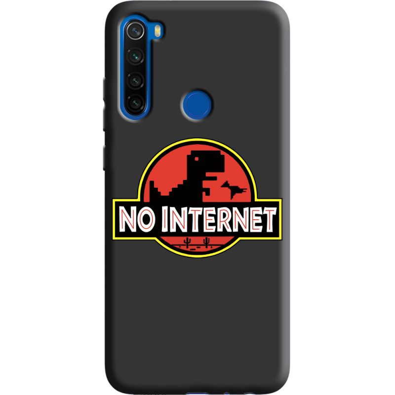 Черный чехол BoxFace Xiaomi Redmi Note 8T No Internet