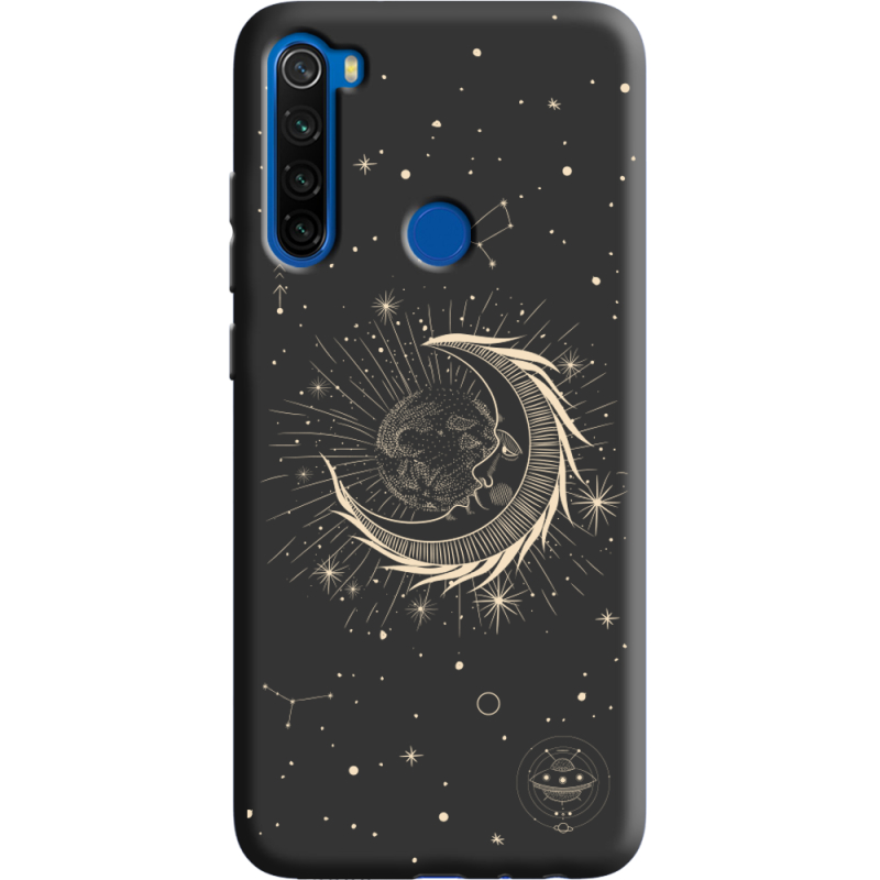 Черный чехол BoxFace Xiaomi Redmi Note 8T Moon